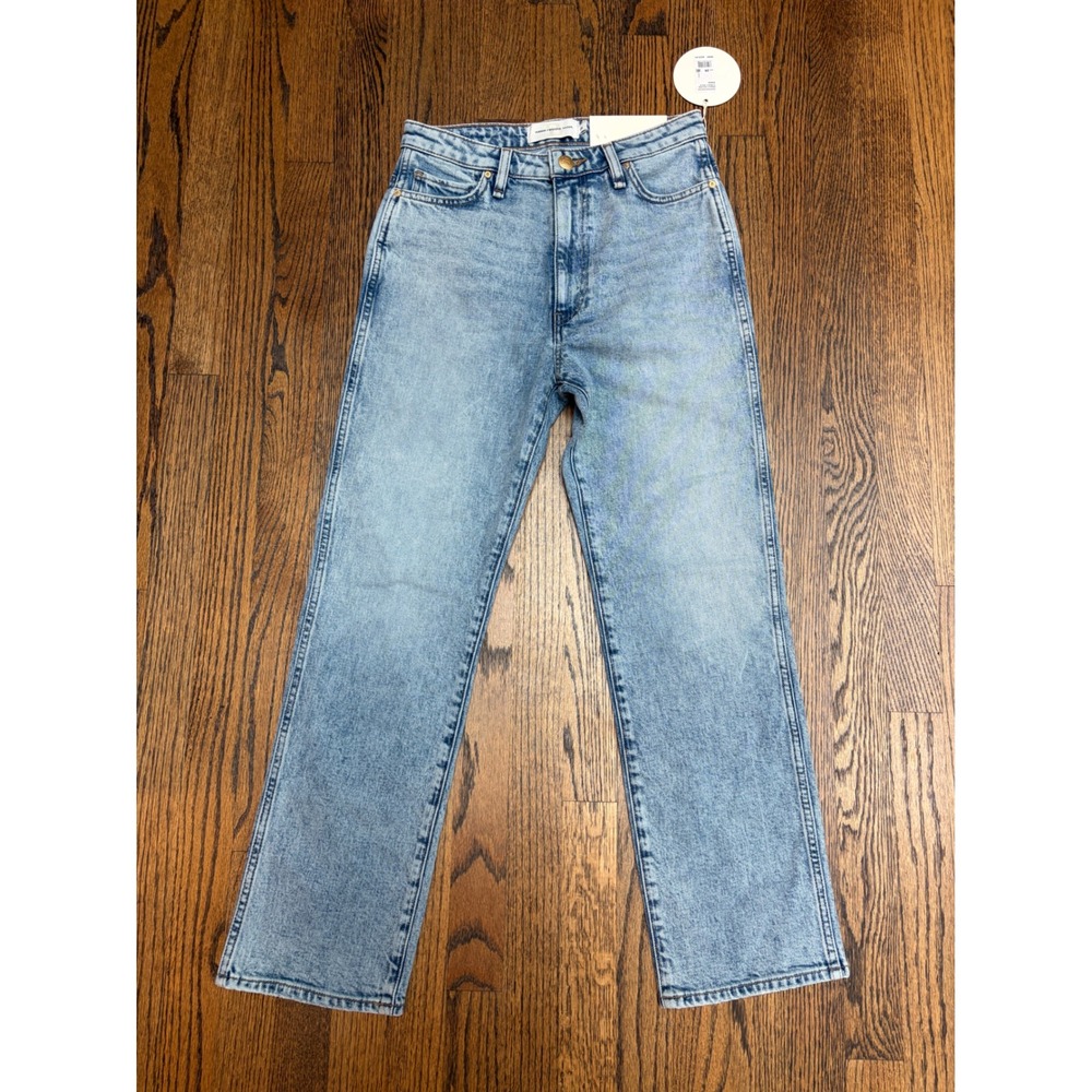 Hudson x Brooks Nader Jeans 28 Blue Breaux High Rise Straight Casual Luxury